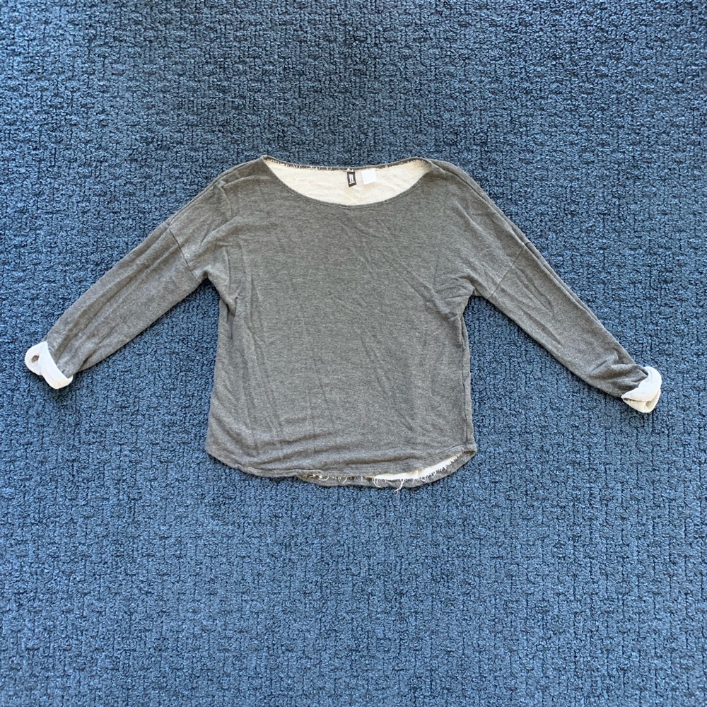 H&M divided distressed tee